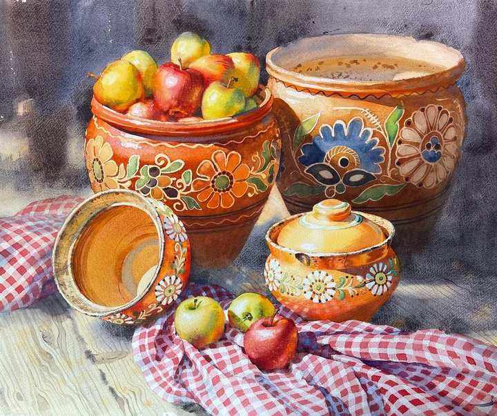 Gallery of Watercolor Painting by Samira Yanushkova- Ukraine