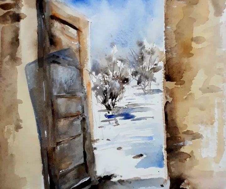 Gallery of Watercolor painting by Mahmoud Nateghi-Iran