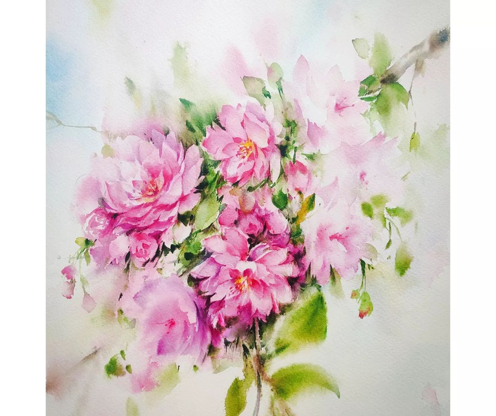 Gallery of Watercolor painting by Sepideh Safaei-Iran