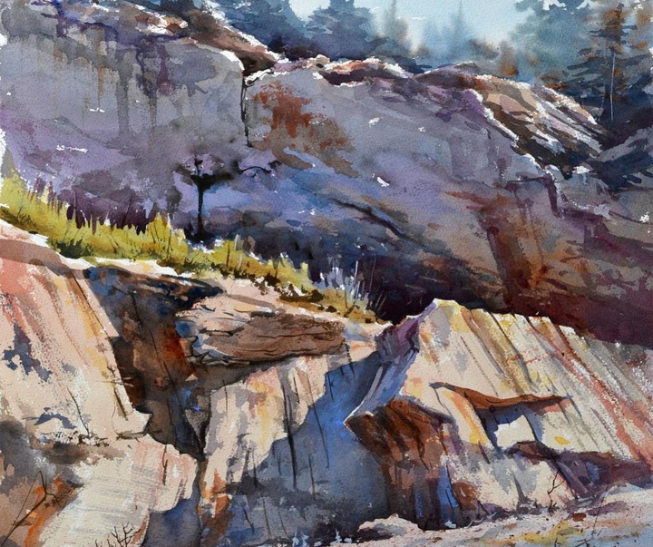 Gallery of Watercolor Painting by Michael Holter-USA