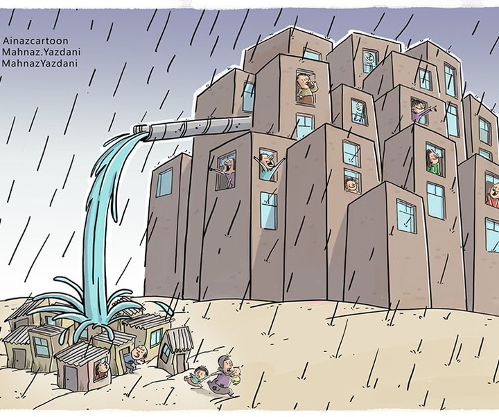 Gallery of Cartoon by Mahnaz Yazdani-Iran