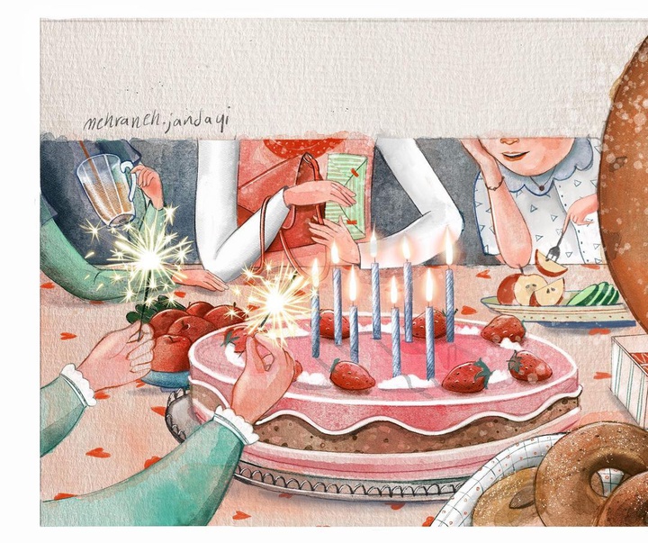 Gallery of illustration by Mehrane Jandaqi-Iran