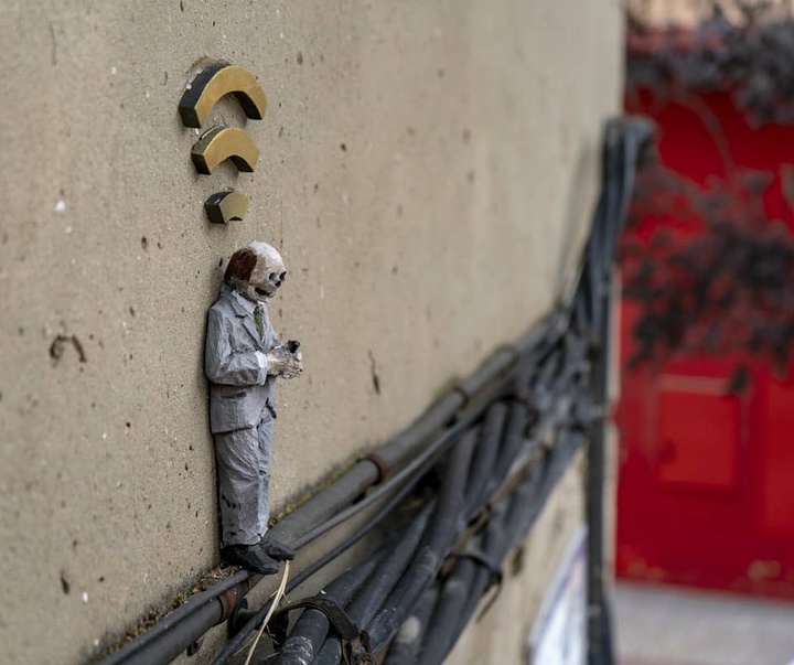 Gallery of Sculpture & Modern art by Isaac Cordal-Spain