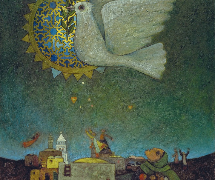 Gallery of Painting by Sliman Mansour - Palestine