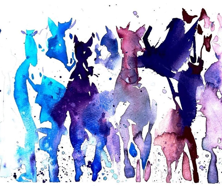 Gallery of Watercolor painting by Manjit Singh Chatrik-India