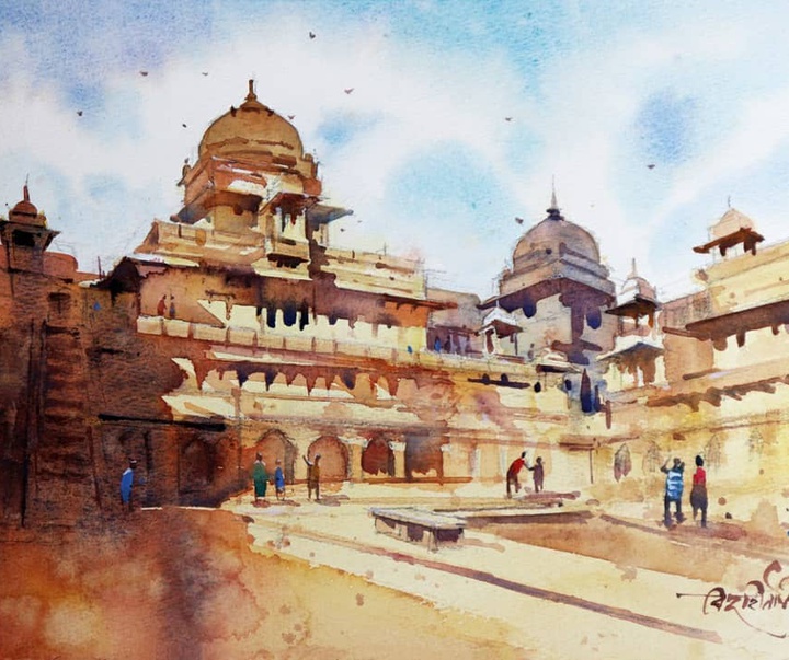 Gallery of Watercolors by Vikrant Shitole-India