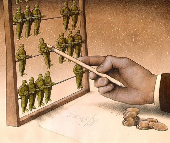 Gallery of Cartoon about War by Pawel Kuczynski-Poland