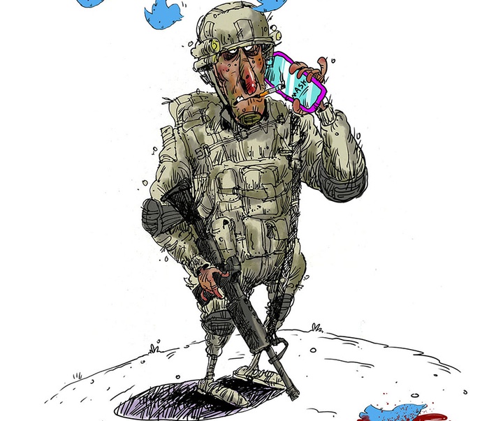 First Selection of the International Cartoon Contest “Terror Online”