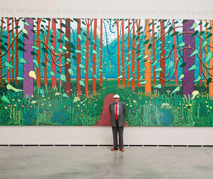 Gallery of painting by David Hockney - England