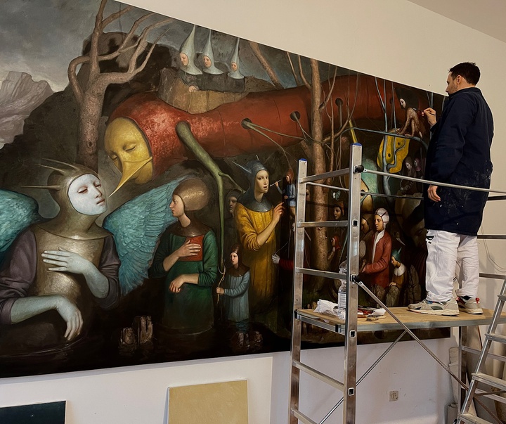 Gallery of Painting by Alessandro Bianchi Sicioldr - Italy
