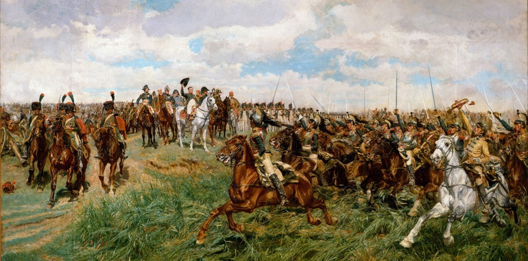 The Great Friedland Battle Painting is a masterpiece by Ernest Meissonier