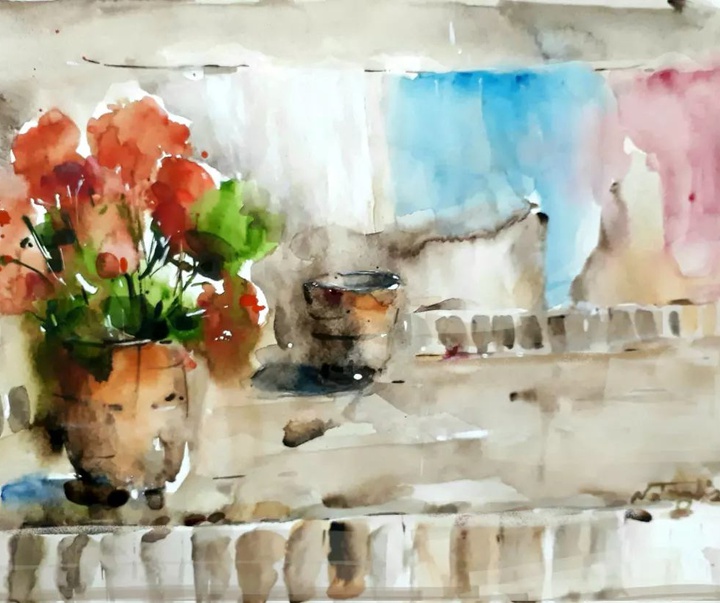 Gallery of Watercolor painting by Mahmoud Nateghi-Iran