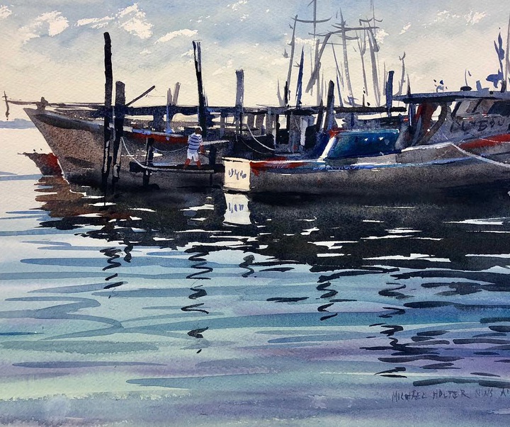 Gallery of Watercolor Painting by Michael Holter-USA