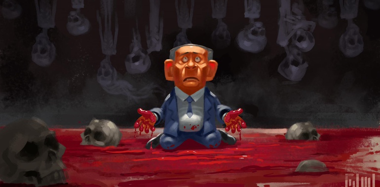 Benjamin Netanyahu by Eslam Fekry from Egypt