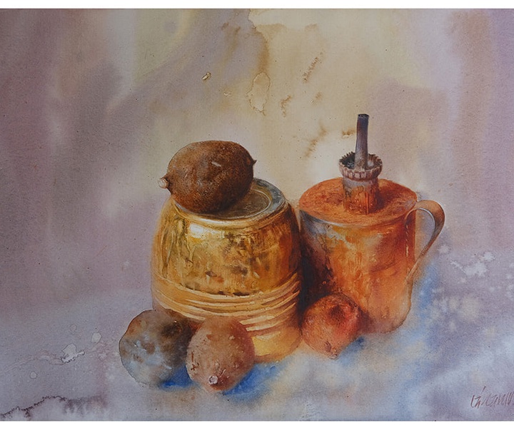 Gallery of Water color Artworks by Gonzalo Carcamo-Chile