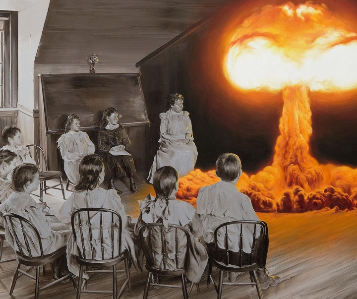 Gallery of Humor painting by Paco Pomet-Spain