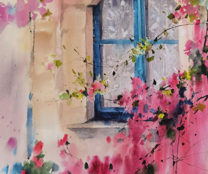 Gallery of Watercolor painting by Blanca Alvarez- Spain