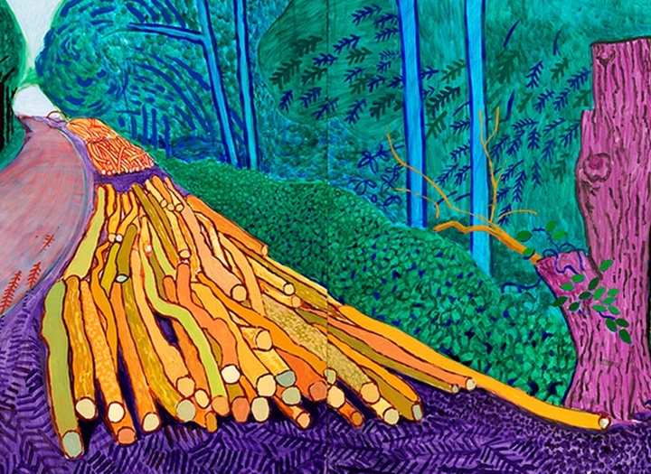 Gallery of painting by David Hockney - England