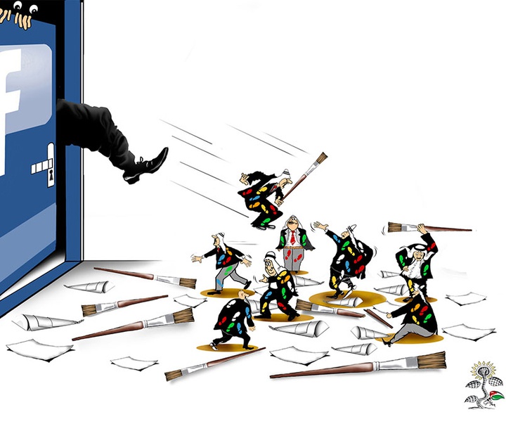 First Selection of the International Cartoon Contest “Terror Online”