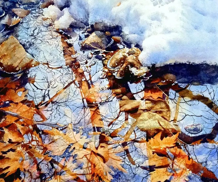 Gallery of Watercolor painting by Rukiye Garip-Turkey
