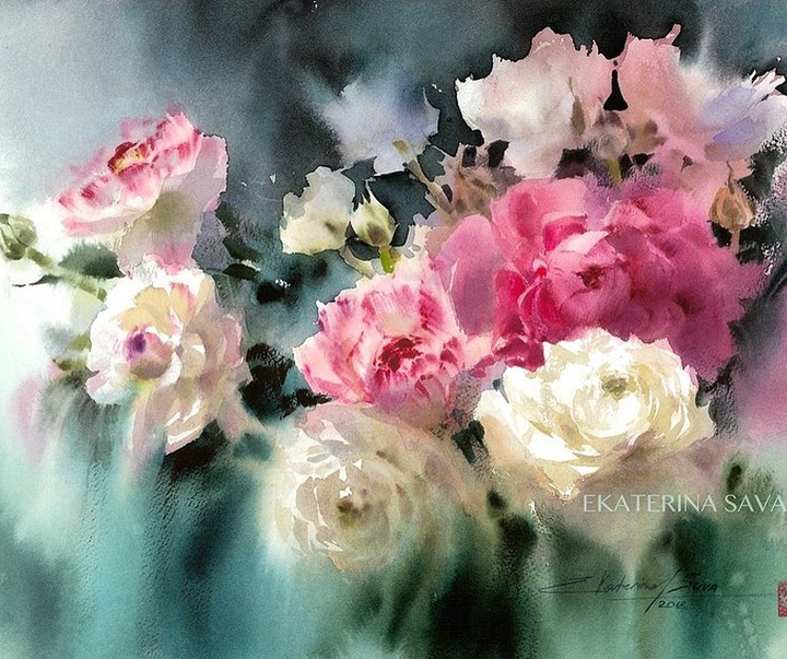 Gallery of Watercolor painting by Ekaterina Sava - Belarus