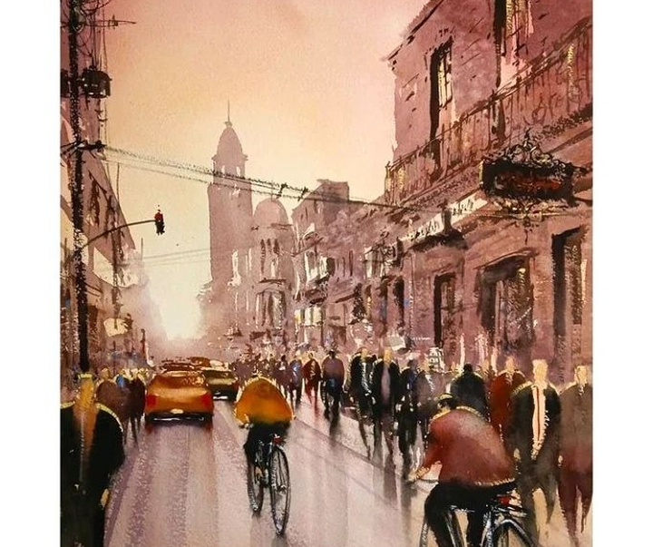 Gallery of Watercolor painting by Daniel Martínez- Uruguay