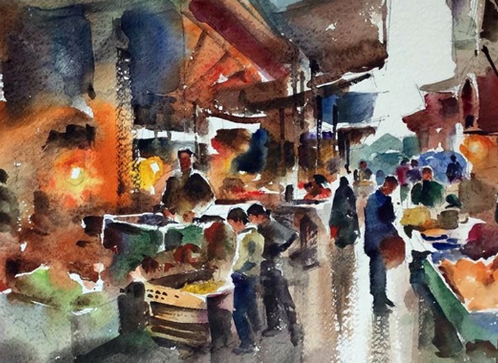 Gallery of Watercolor Painting "Mahmoud Samandarian"