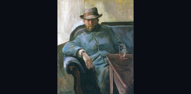 Portrait of Hans Jaeger by Edvard Munch