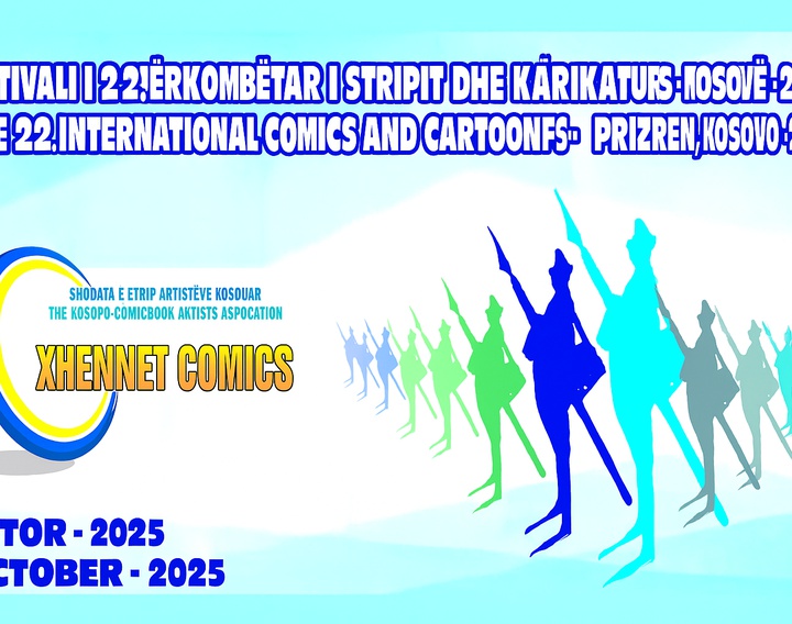 22nd edition of the International Comics and Cartoon Kosovo Contest 2025