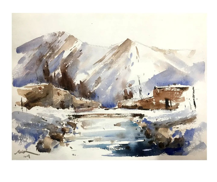 Gallery of Watercolor painting by Neda Ranjbar- Iran