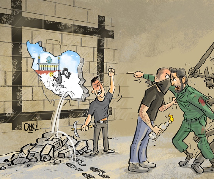 First Selection of the International Cartoon Contest “Terror Online”