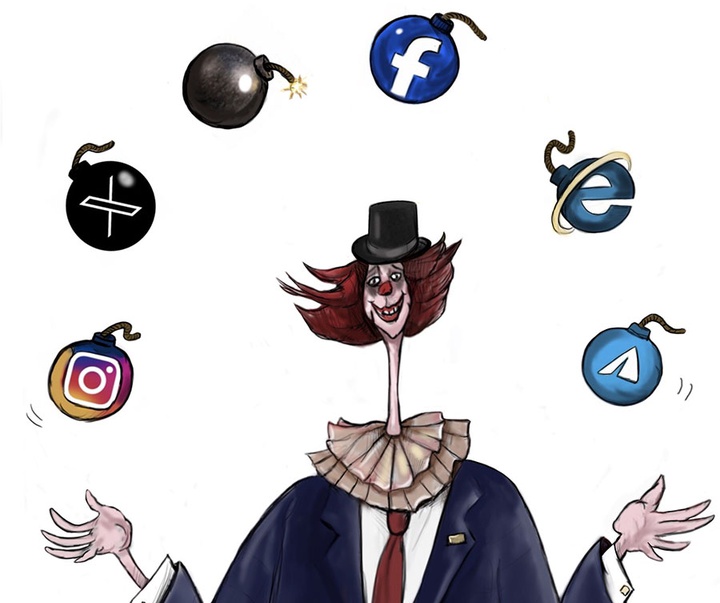 First Selection of the International Cartoon Contest “Terror Online”