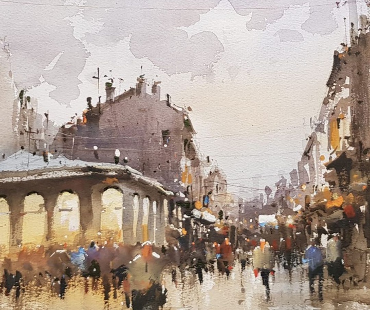 Gallery of Watercolor Painting "Corneliu Dragan"