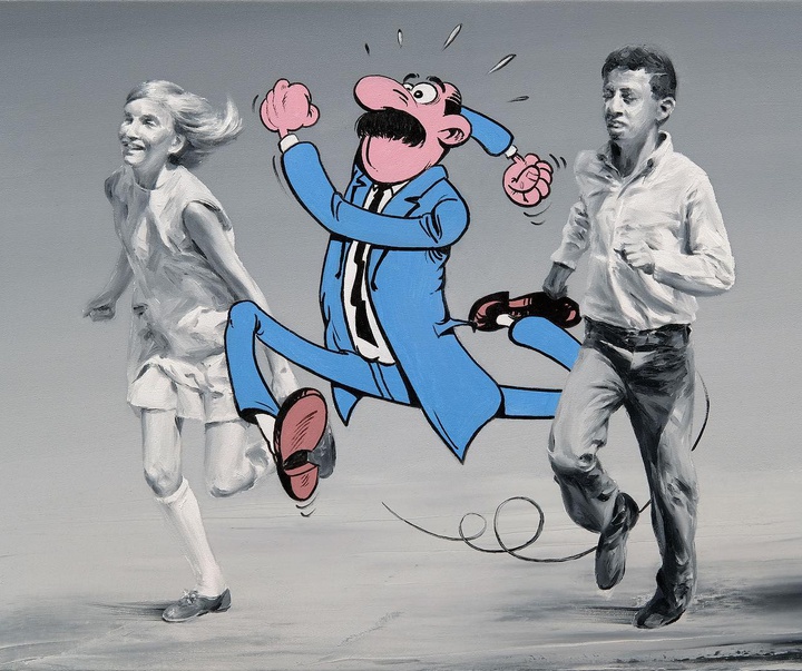 Gallery of Humor painting by Paco Pomet-Spain
