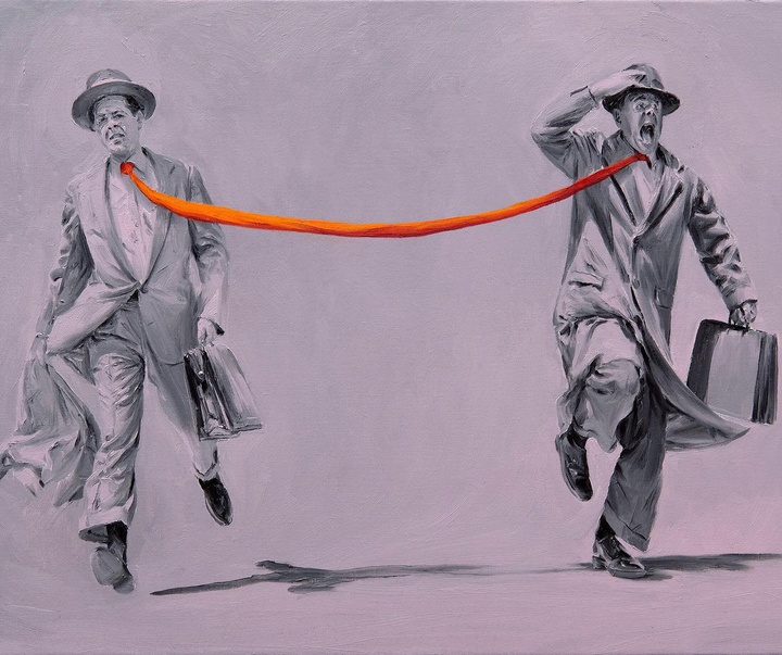 Gallery of Humor painting by Paco Pomet-Spain