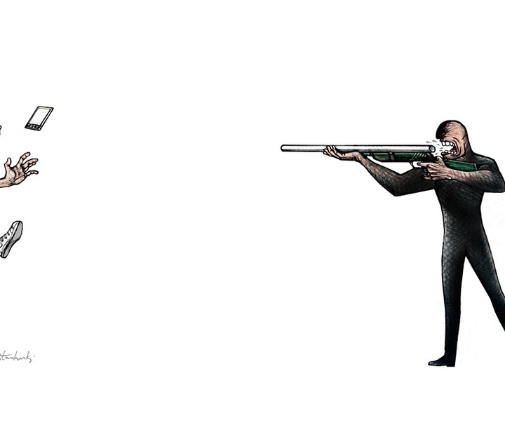 First Selection of the International Cartoon Contest “Terror Online”