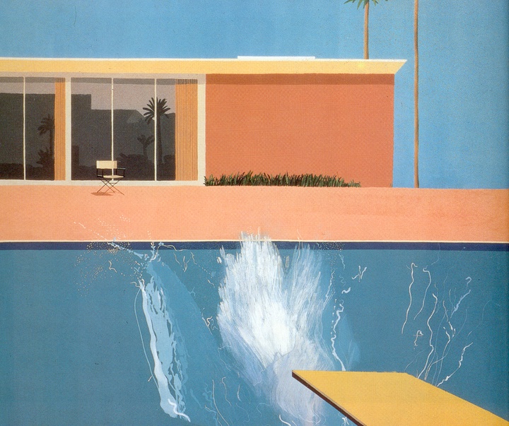 Gallery of painting by David Hockney - England