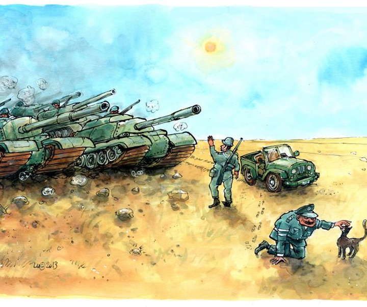 Gallery of cartoons by luc-vernimmen-Belgium