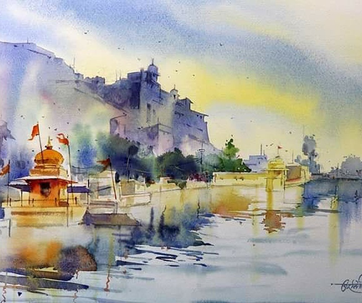 Gallery of Watercolors by Vikrant Shitole-India