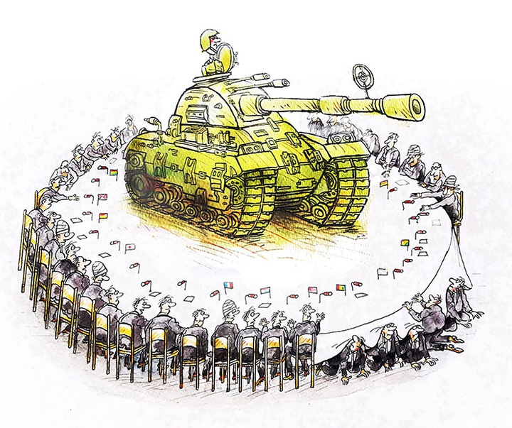 First Selection of the International Cartoon Contest “Terror Online”