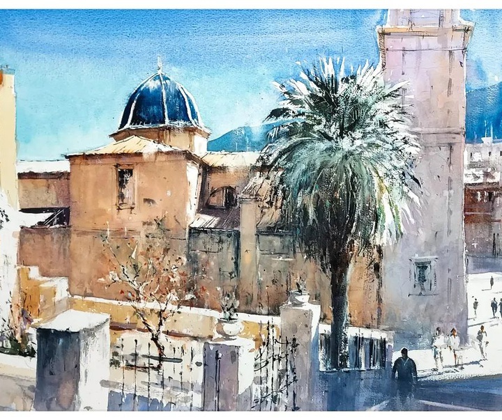 Gallery of Watercolor painting by Michał Jasiewicz-Poland