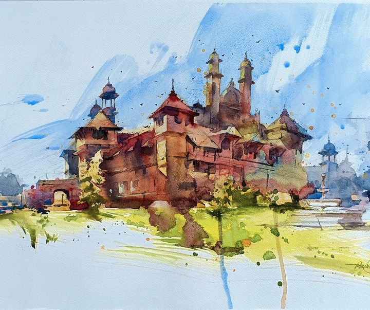 Gallery of Watercolors by Vikrant Shitole-India