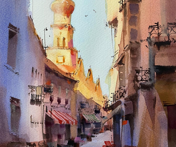 Gallery of Watercolor painting by Tere Lojero-Mexico