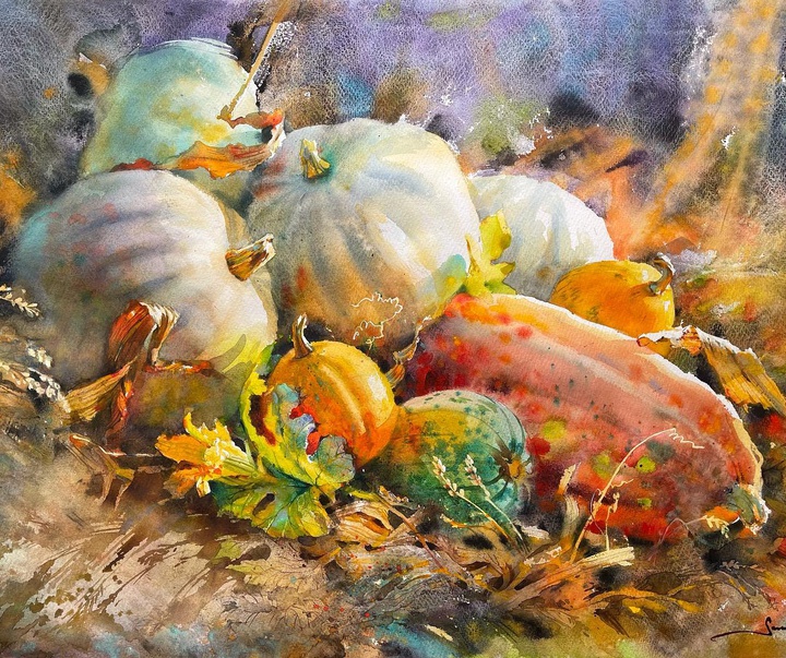 Gallery of Watercolor Painting by Samira Yanushkova- Ukraine