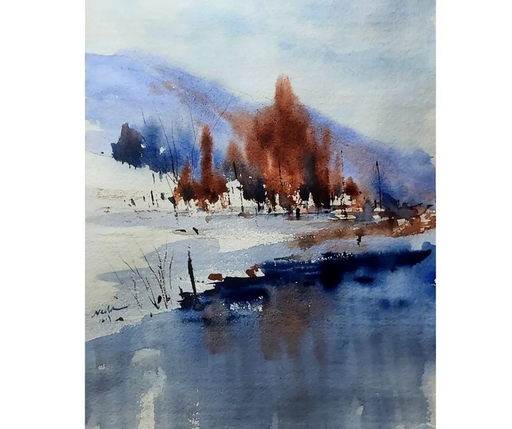 Gallery of Watercolor painting by Neda Ranjbar- Iran