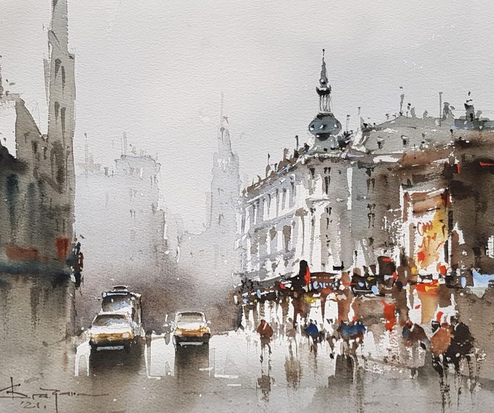 Gallery of Watercolor Painting "Corneliu Dragan"