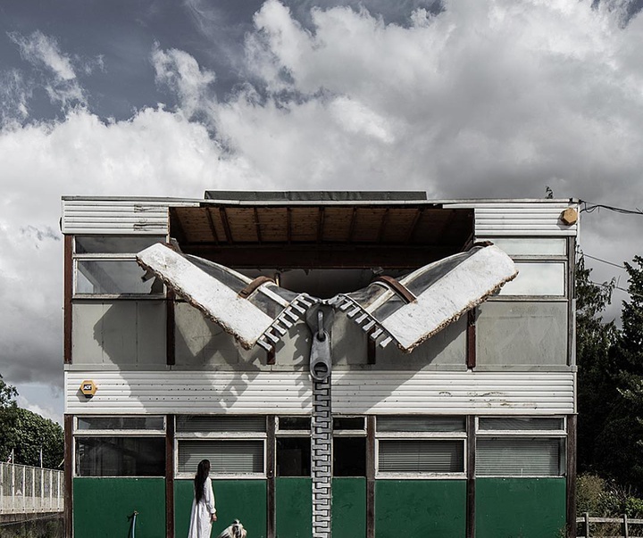 Gallery of Modern Art & Sculpture by Alex Chinneck-UK