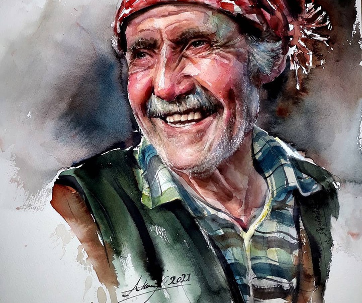 Gallery of Watercolor painting by Akbar Akbari- Iran