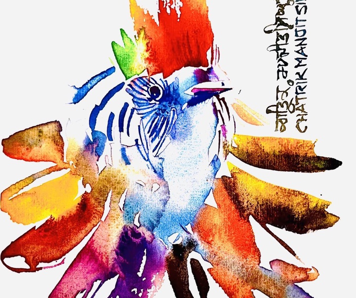 Gallery of Watercolor painting by Manjit Singh Chatrik-India
