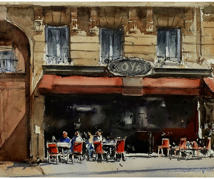 Gallery of Watercolor by Ricardo Azkargorta Celaya-Spain